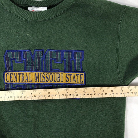 VINTAGE CENTRAL MISSOURI STATE UNIVERSITY SWEATSHIRT ADULT MEDIUM USA MADE CREW - Picture 12 of 13